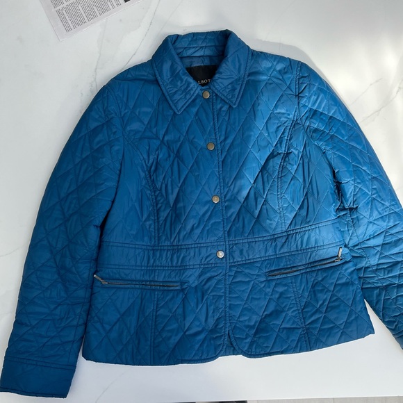 Women's Blue Quilted Jacket - Picture 2 of 12